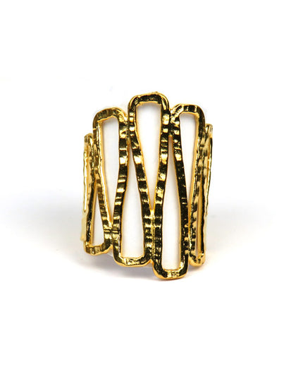 Bague en vagues Or - Catherine Bijoux