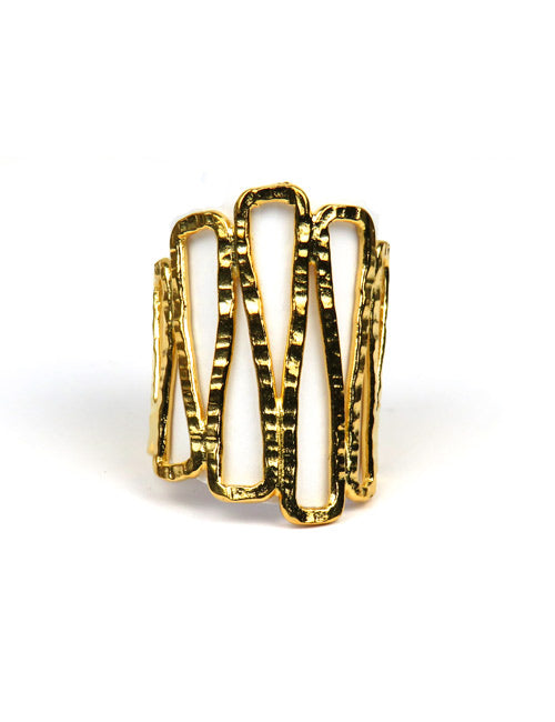 Bague en vagues Or - Catherine Bijoux