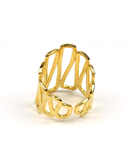 Bague en vagues Or - Catherine Bijoux