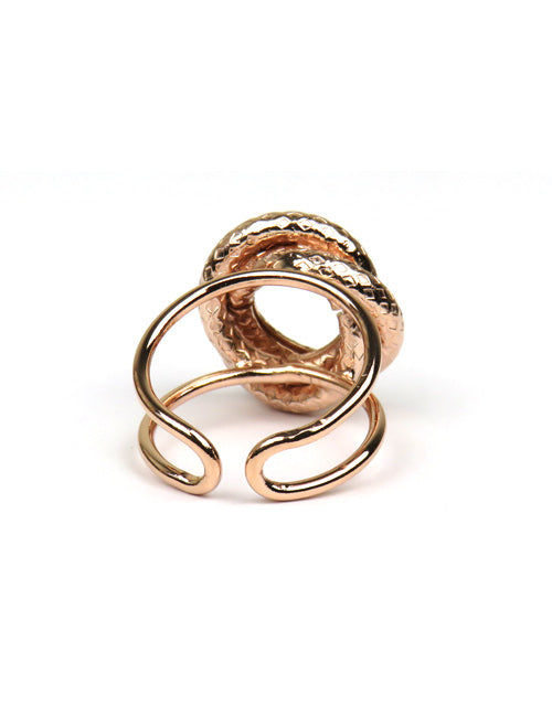 Bague nœud Or rose - Catherine Bijoux