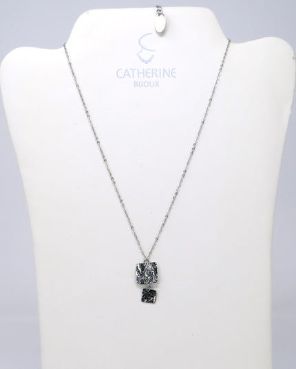 Collier Alcyone fin 2 écus Argent - Catherine Bijoux