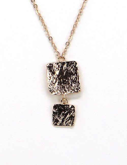 Collier Alcyone fin 2 écus Or rose - Catherine Bijoux