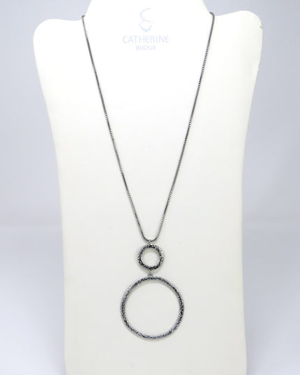 Long collier constellation Argent - Catherine Bijoux