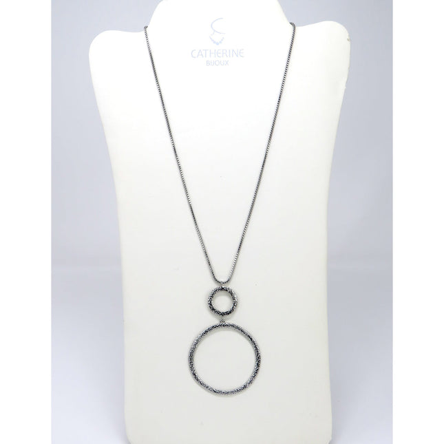 Long Collier Constellation Argent - Catherine Bijoux