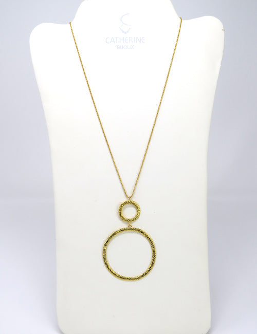 Long collier constellation Or - Catherine Bijoux