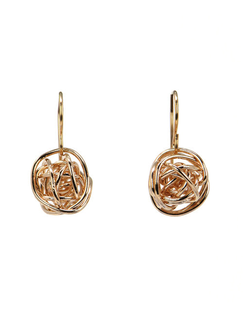 Boucles d'oreilles planète Or rose - Catherine Bijoux