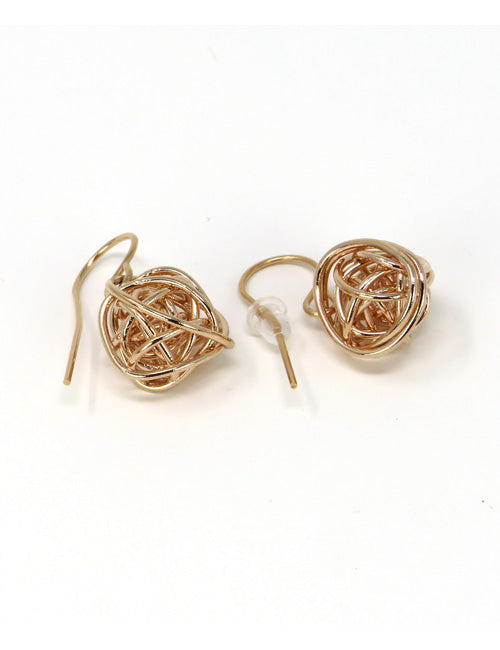 Boucles d'oreilles planète Or rose - Catherine Bijoux