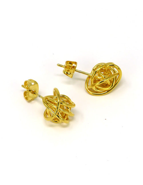 Boucles d'oreilles clou planète Or - Catherine Bijoux