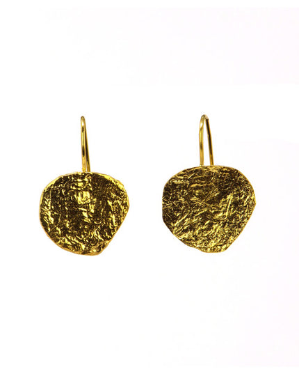 Boucles d'oreilles écu rond Or - Catherine Bijoux