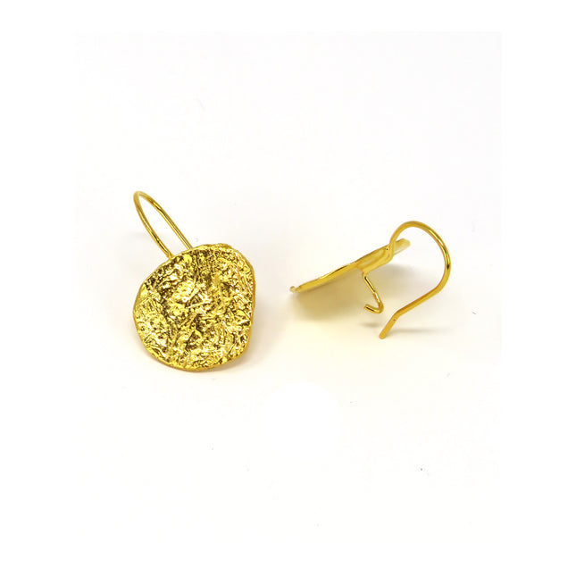 Boucles d'Oreilles Écu Rond - Catherine Bijoux