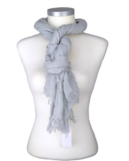 Étole Aérienne en Cachemire Glacier Gray - Caleido