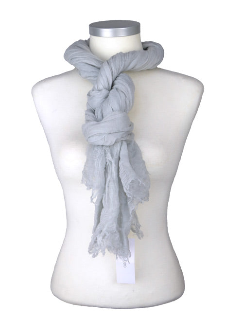 Étole Aérienne en Cachemire Glacier Gray - Caleido