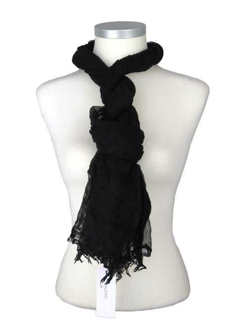 Étole Aérienne en Cachemire Black - Caleido