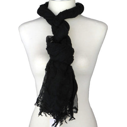 Étole Aérienne en Cachemire Black - Caleido