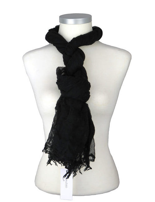 Étole Aérienne en Cachemire Black - Caleido
