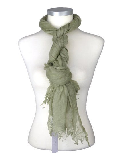 Étole Aérienne en Cachemire Eucalyptus - Caleido