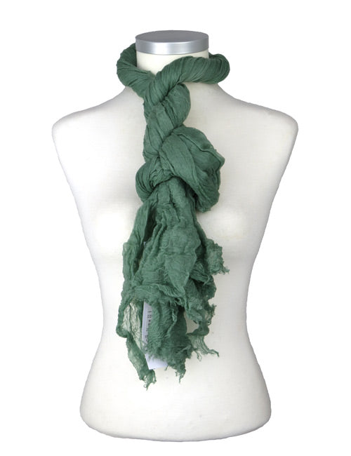 Étole Aérienne en Cachemire Loden Frost - Caleido