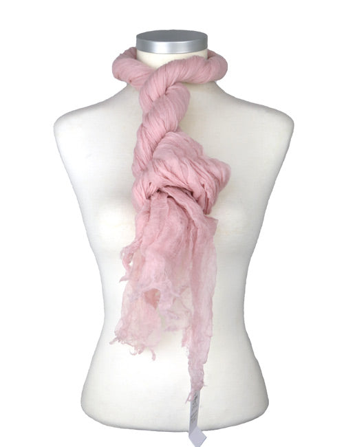 Étole Aérienne en Cachemire Peach Blush - Caleido