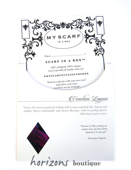 My Scarf in a Box - Echarpe Venezia carte