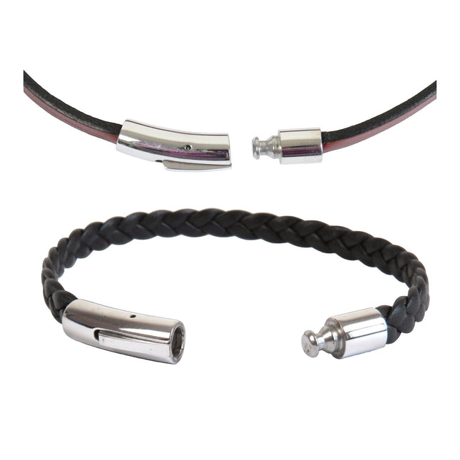 Bracelet DECLIC 3 Wraps Cognac - Magnum Cuir