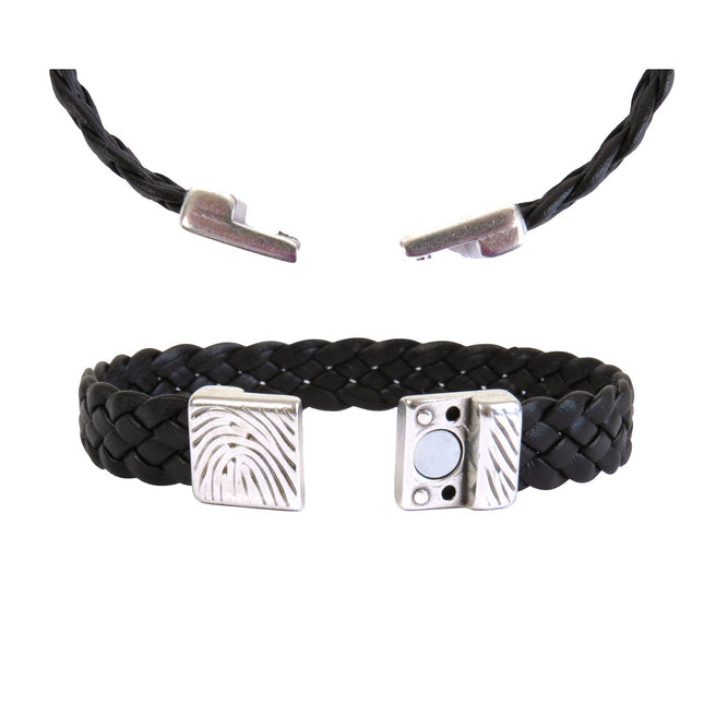 Bracelet ELITIC Braided Choco - Magnum Cuir