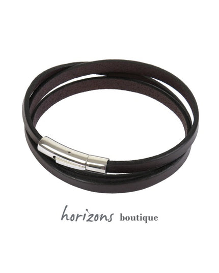 Bracelet DECLIC 3 Tours Choco - Magnum