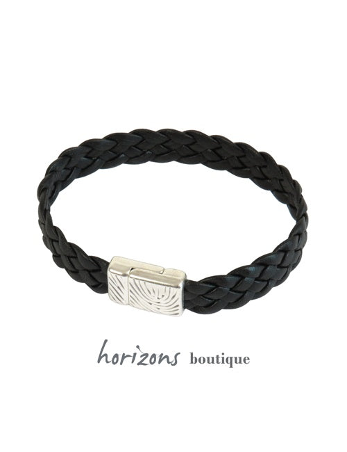 Bracelet ELITIC Tressé Noir - Magnum