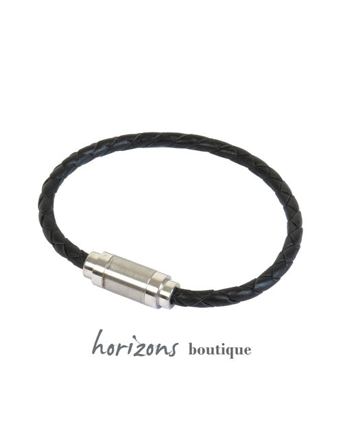 Bracelet MAGNETIC Tressé Noir - Magnum