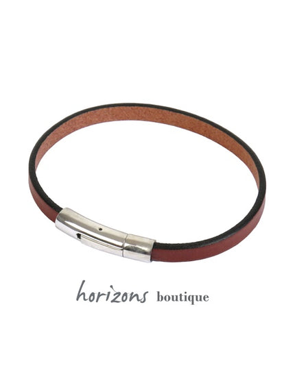 Bracelet DECLIC Single Cognac - Magnum