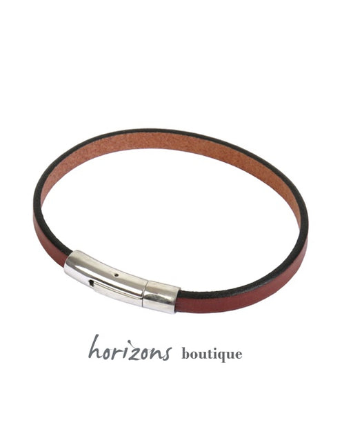 Bracelet DECLIC Single Cognac - Magnum