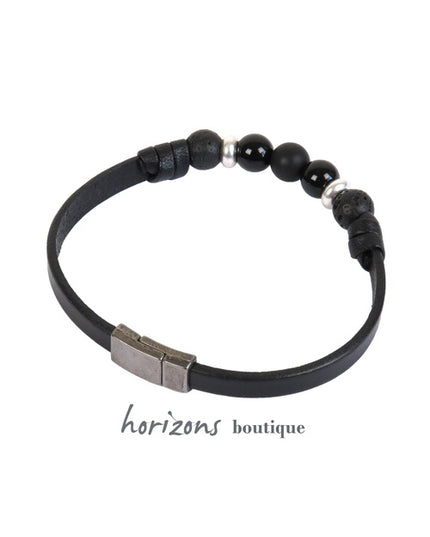 Bracelet TRÉCHIC Single Noir verso - Magnum