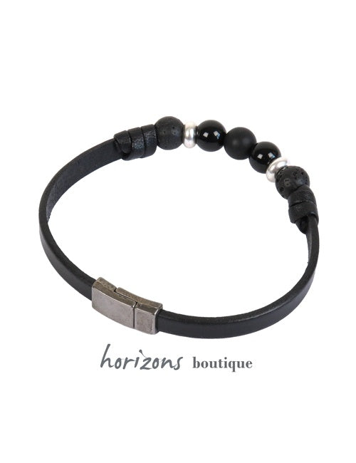 Bracelet TRÉCHIC Single Noir verso - Magnum