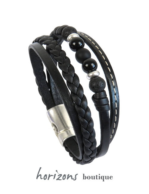 Manchette MAGNECLIC Noir vertical - Magnum