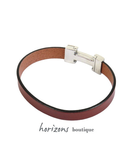 Bracelet CHIC Single Cognac verso - Magnum