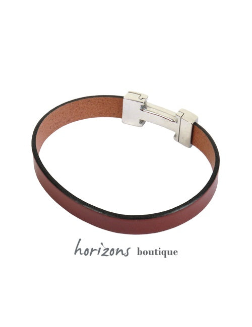 Bracelet CHIC Single Cognac verso - Magnum