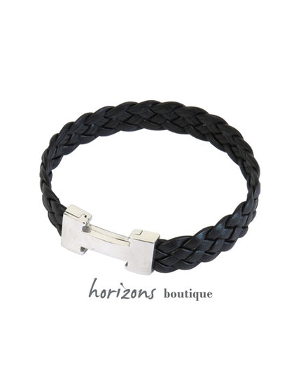 Bracelet CHIC Tressé Noir - Magnum
