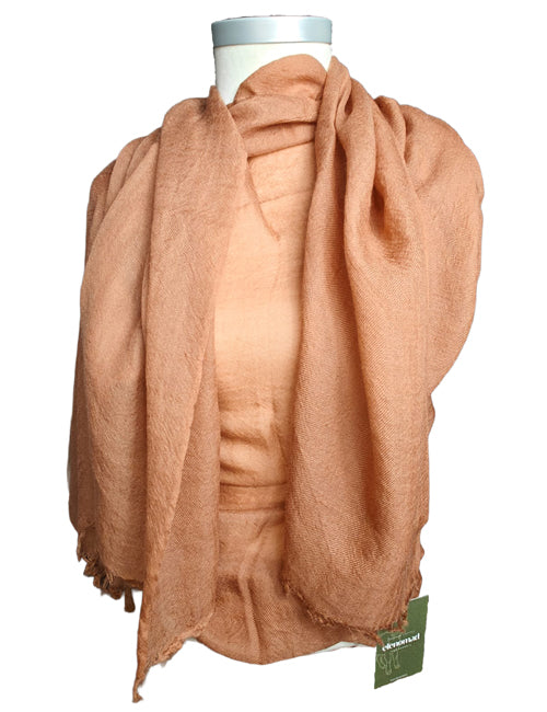 Pashmina Aérienne Cachemire Bronze - elenomad