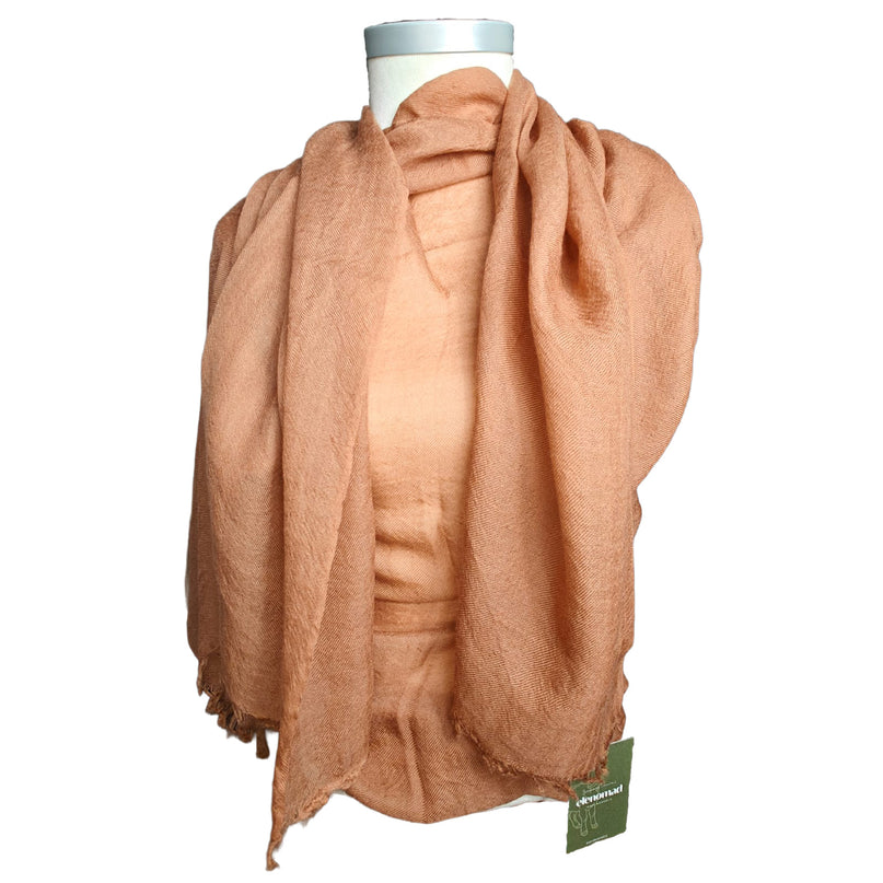 Pashmina Aérienne Cachemire Bronze - elenomad