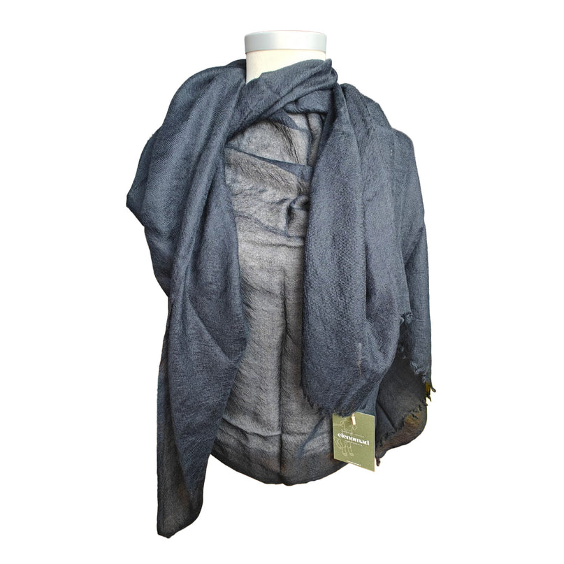 Pashmina Aérienne Cachemire Black - elenomad