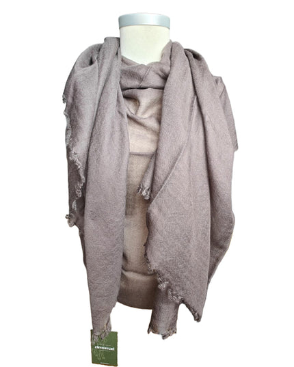 Pashmina Aérienne Cachemire Mocha - elenomad