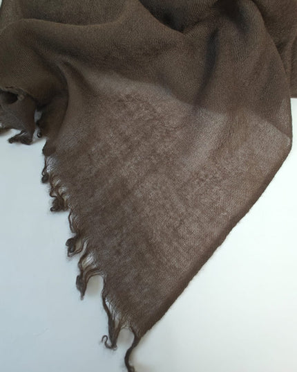 Pashmina Aérienne Cachemire Mocha - elenomad