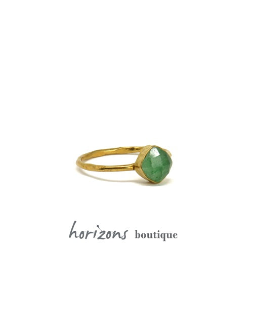 Cahana - Bague Harlekin Jade