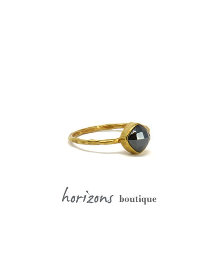 Cahana - Bague Harlekin Noir
