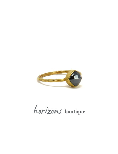 Cahana - Bague Harlekin Noir