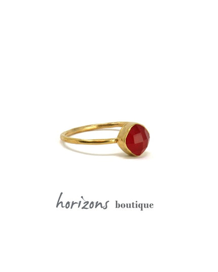 Cahana - Bague Harlekin Orange