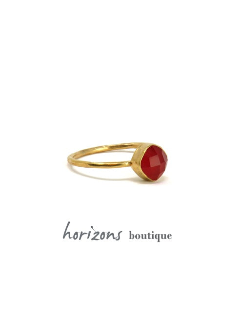 Cahana - Bague Harlekin Orange