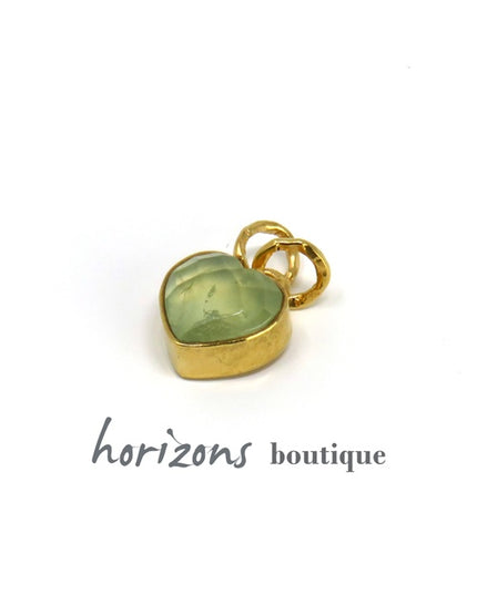 Cahana - Pendentif Coeur Vert détail