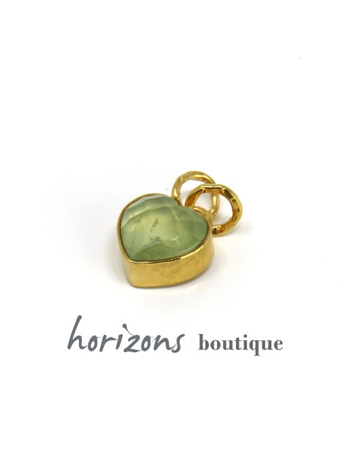 Cahana - Pendentif Coeur Vert détail