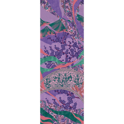 Large Hanoi Lavender Cashmere Scarf- FST Le French Studio