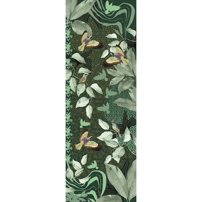 Large Mint Laurel Cashmere Scarf - FST Le French Studio